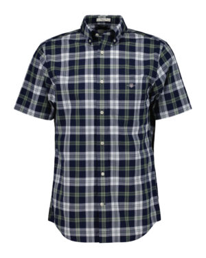 Gant kauluspaita Reg Poplin check ss shirt